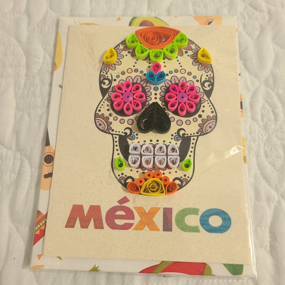 Mexican postcard new kalaveras